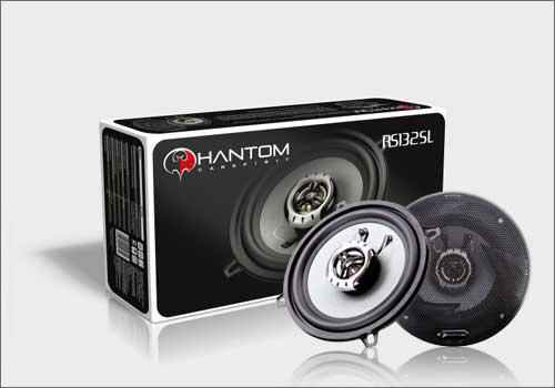 2-х полосная коаксиальная аудиосистема Phantom RS-132SL