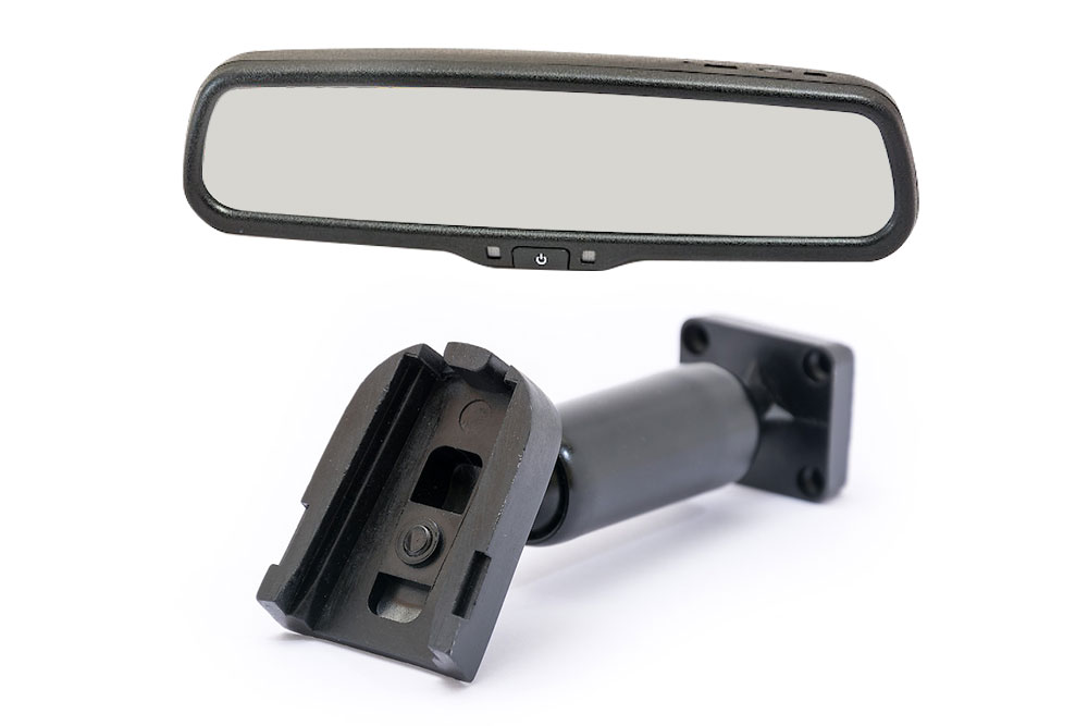 Штатное зеркало PHANTOM RMS-430 DVR Full HD-01 со встроенным видеорегистратором и монитором 4.3"