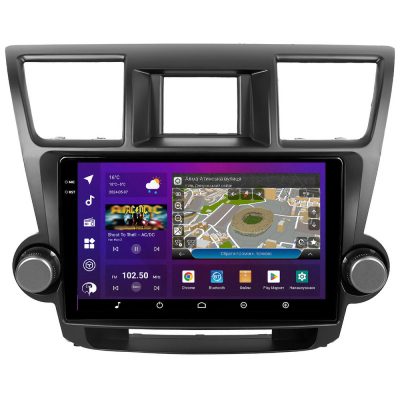 avtomagnitola dva 2k10 pro max toyota highlander xu40 2009 2014 1  1