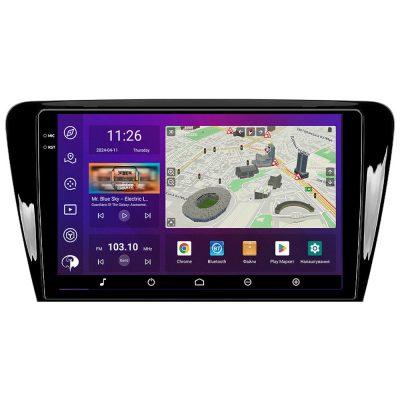 avtomagnitola phantom dva 2k10 pro 4g 360° skoda octavia 5e 2013 2020 1  1