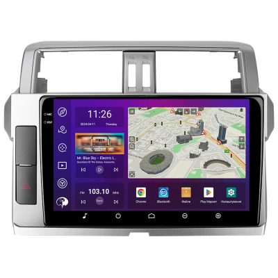 avtomagnitola phantom dva 2k10 pro 4g 360° toyota land cruiser prado 150 2014 2017 1  1