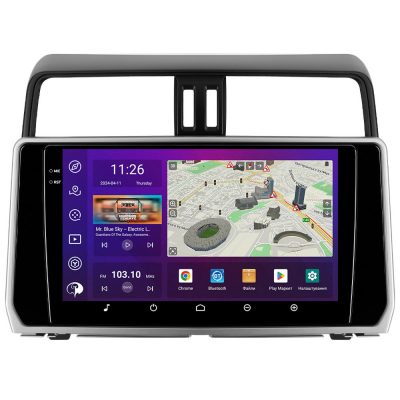 avtomagnitola phantom dva 2k10 pro 4g 360° toyota land cruiser prado 150 2017 1  1