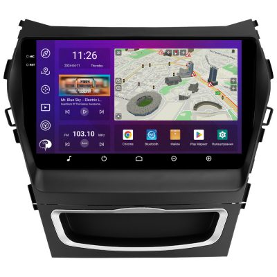 avtomagnitola phantom dva 2k9 pro 4g 360° 464 hyundai santa fe dm 2012 2017 1  1