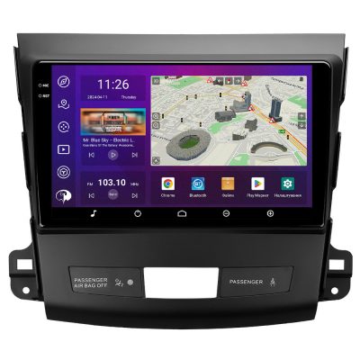 Штатна магнітола PHANTOM DVA-2K9 Pro 4G 360° 4+64 Mitsubishi Outlander XL 2006-2013