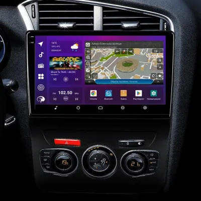 Штатна магнітола PHANTOM DVA-2K10 Pro Max 4G 360° 8+128 Citroen C4 2 B7 (ZYJ) 2013-2016