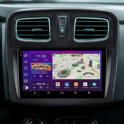 Штатна магнітола PHANTOM DVA-2K9 Pro 4G 360° 4+64 Renault Logan 2 2012-2022, Sandero 2 2013-2022