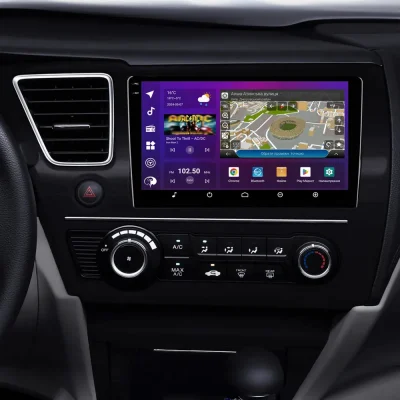 Штатна магнітола PHANTOM DVA-2K9 Pro Max 4G 360° 8+128 Honda Civic 9 USA sedan 2.4 2013-2016