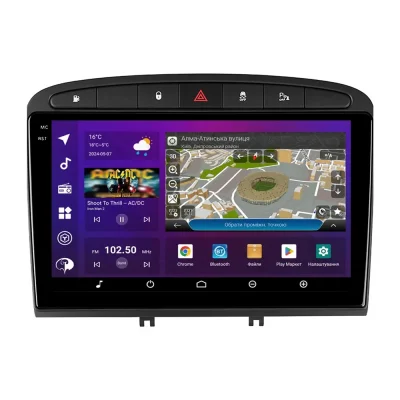 Штатна магнітола PHANTOM DVA-2K9 Pro Max 4G 360° 8+128 Peugeot 308 2007-2015, Peugeot 408 2012-2020
