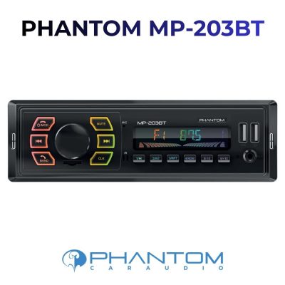 Автомагнітола PHANTOM MP-203BT