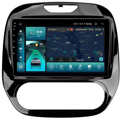 Штатна магнітола PHANTOM SMART S1 QLED9 4+64 RENAULT KAPTUR 2016-2019 AIR CONDITIONING