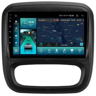 Штатна магнітола PHANTOM SMART S1 QLED9 4+64 RENAULT TRAFIC 3 2014-2021, OPEL VIVARO B 2014-2018, NISSAN NV300