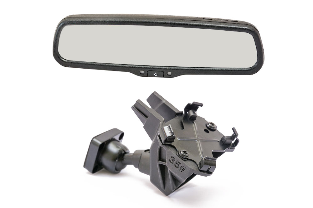 Штатное зеркало PHANTOM RMS-430-35 со встроенным монитором 4.3" 25 Штатное зеркало PHANTOM RMS-430-35 со встроенным монитором 4.3"