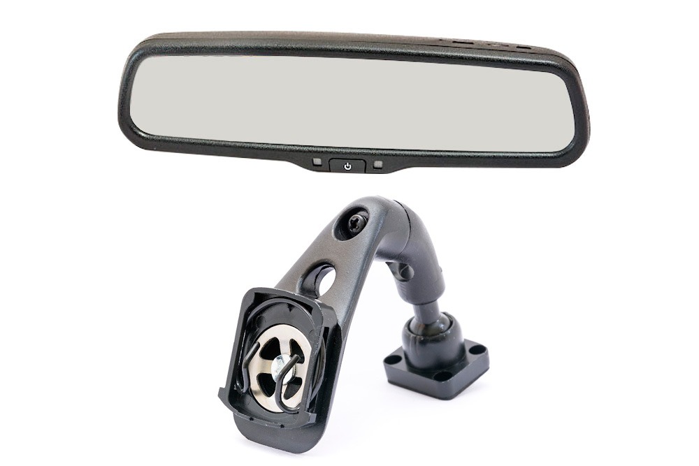 Штатное зеркало PHANTOM RMS-430 DVR Full HD-04B со встроенным видеорегистратором и монитором 4.3″
