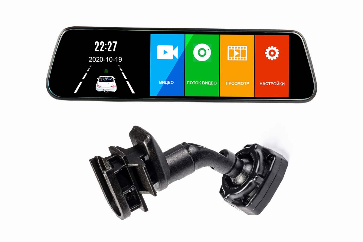 Штатное зеркало с видеорегистратором PHANTOM RMS-960 DVR Full HD-90